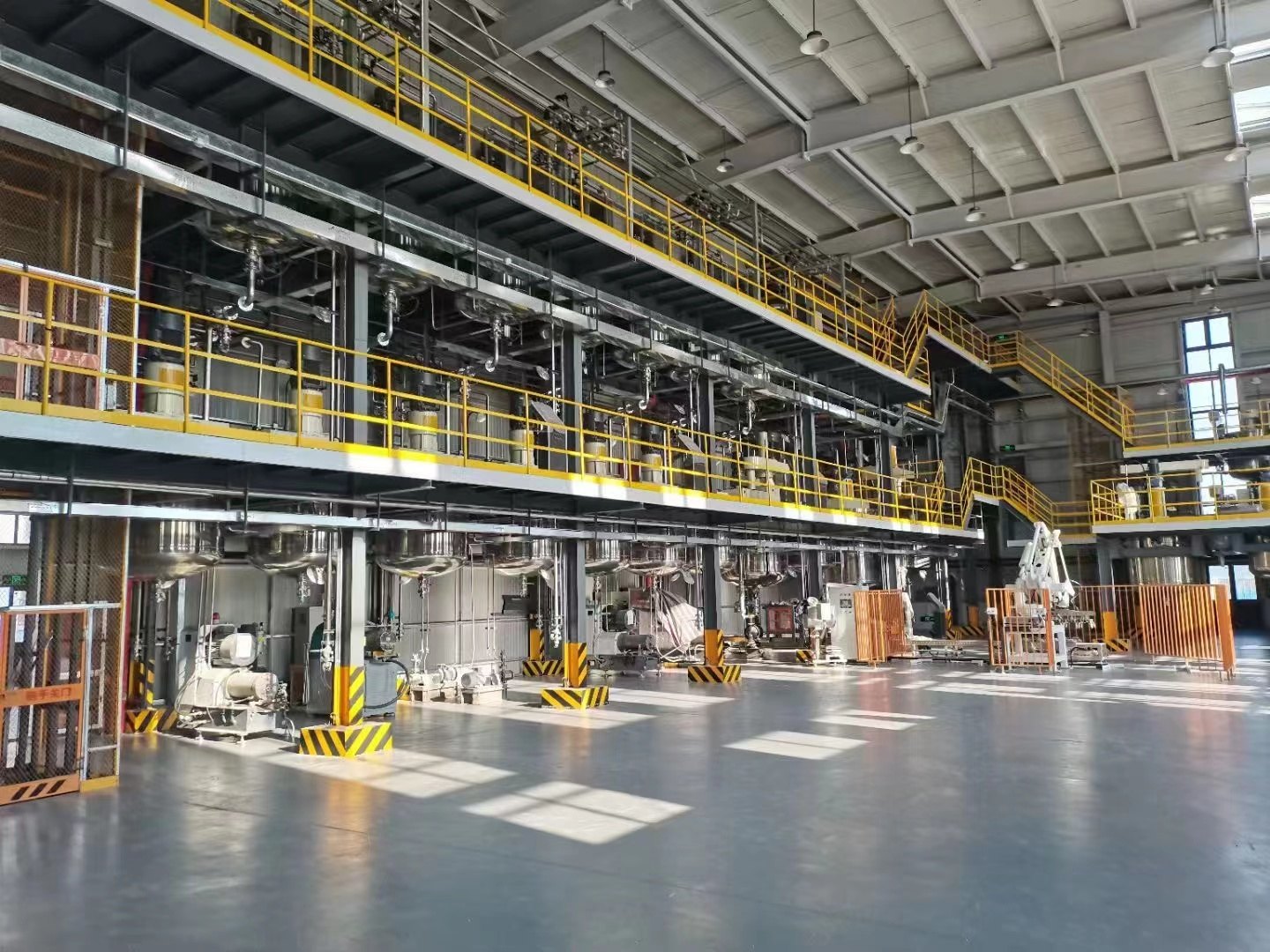 Industrial coating production line
